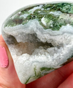 Moss Agate heart