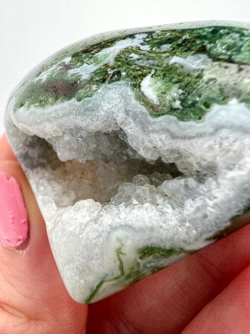 Moss Agate heart