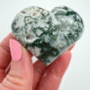 Moss Agate heart