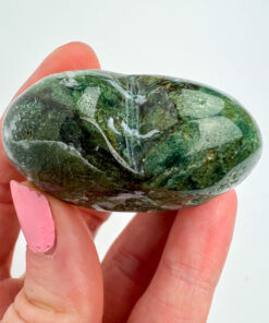 Moss Agate heart