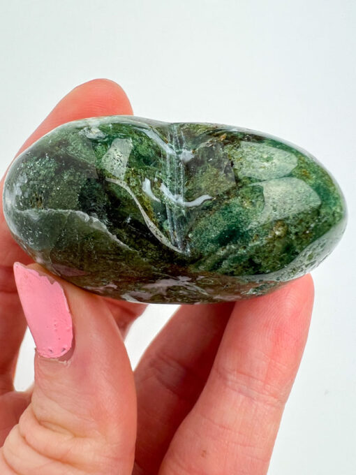 Moss Agate heart