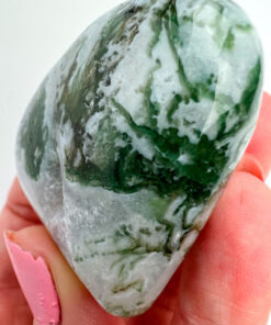 Moss Agate heart