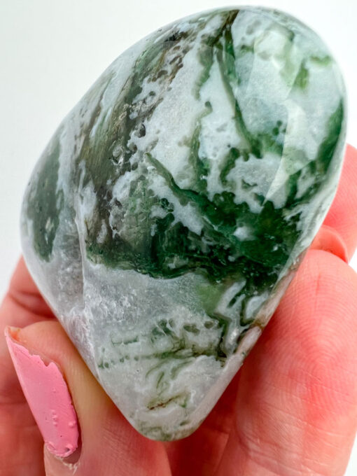 Moss Agate heart