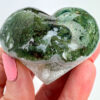 Moss Agate heart