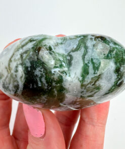 Moss Agate heart