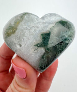 Moss Agate heart