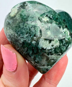 Moss Agate heart