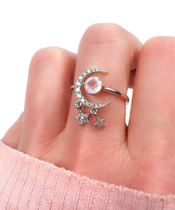 rose quartz ring