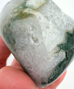 Moss Agate heart