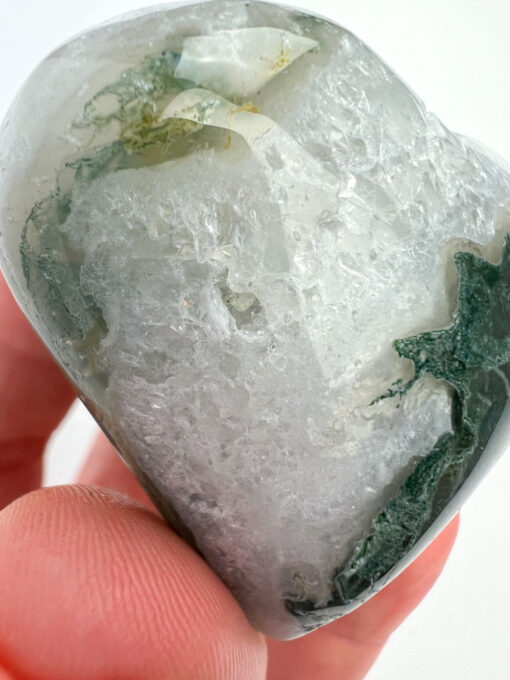 Moss Agate heart