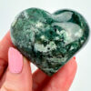 Moss Agate heart