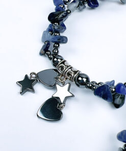 Sodalite charm bracelet