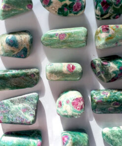 Ruby in Fuchsite tumble stone