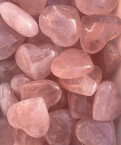 Rose Quartz heart