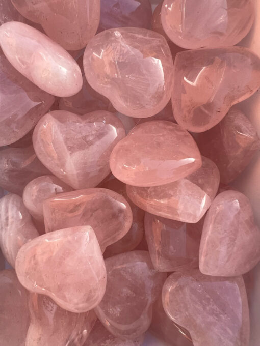 Rose Quartz heart