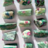 Ruby in Fuchsite tumble stone