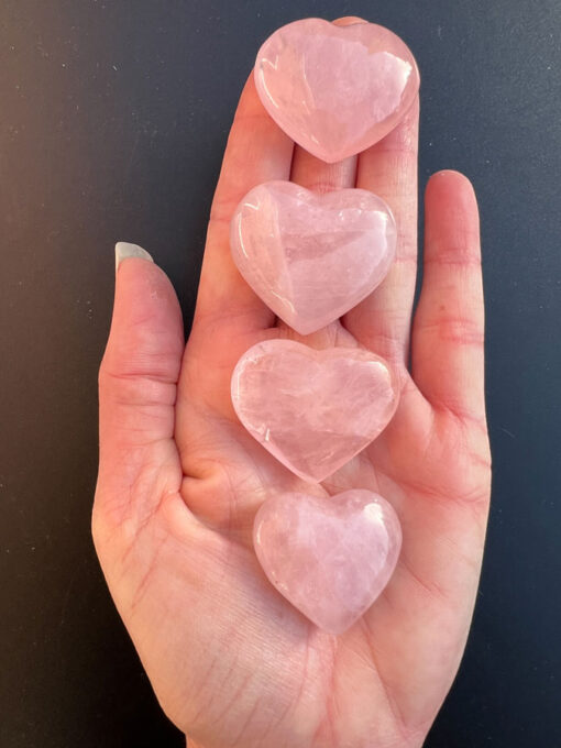 Rose Quartz heart