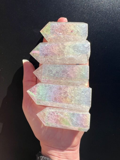 Crackle Quartz Aura point