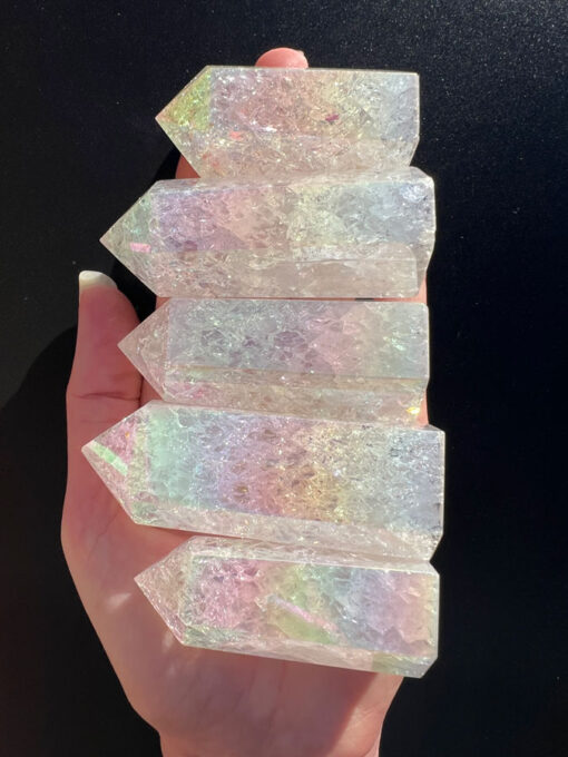 Crackle Quartz Aura point