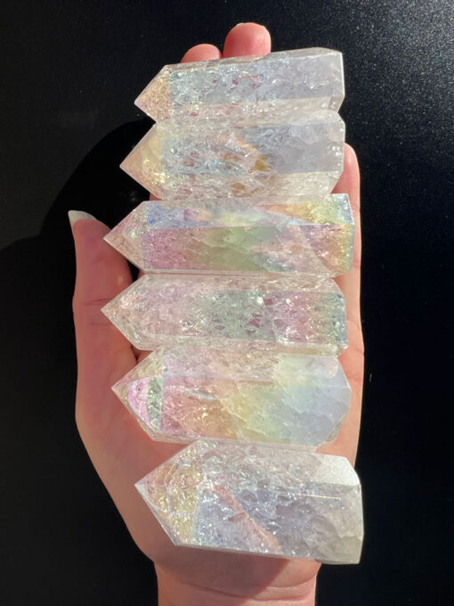 Aura Crackle Quartz