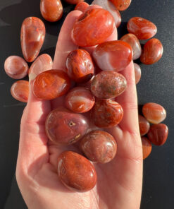 Carnelian tumblestone