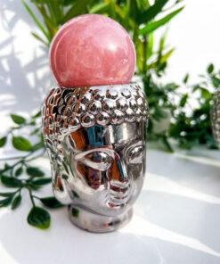 Buddha head tealight holder