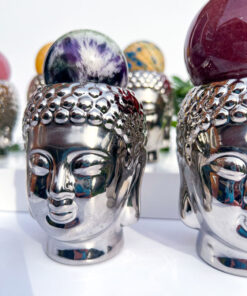 Buddha head tealight holder