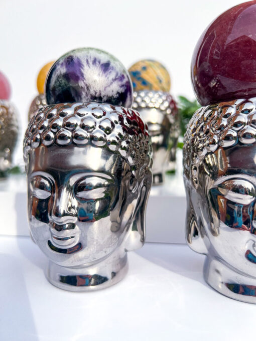 Buddha head tealight holder