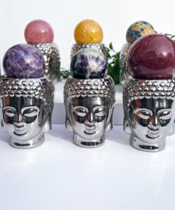 Buddha head tealight holder