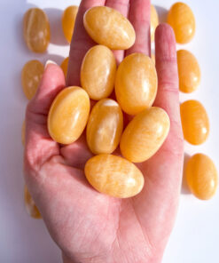 Orange Calcite tumblestone