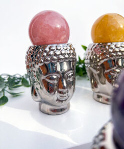 Buddha head tealight holder