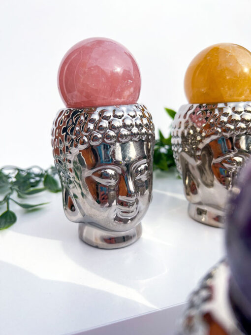 Buddha head tealight holder