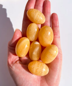 Orange Calcite tumblestone