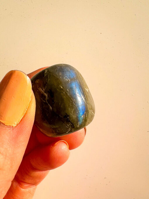 Labradorite tumbles