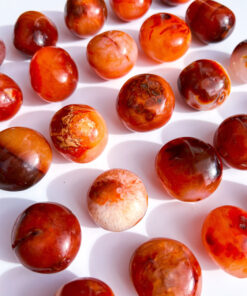 Carnelian tumblestone