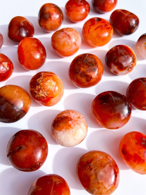 Carnelian tumblestone