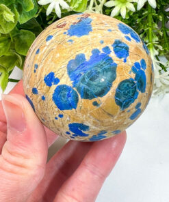 Apatite in Jasper sphere