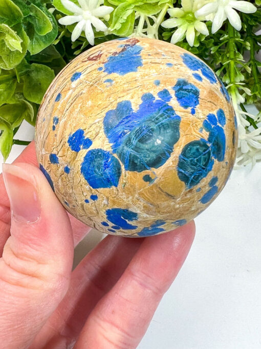 Apatite in Jasper sphere