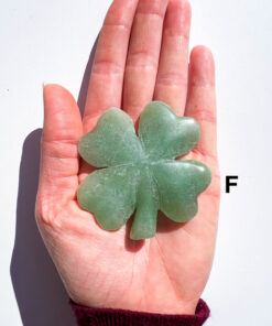 Green Aventurine four-leaf clover