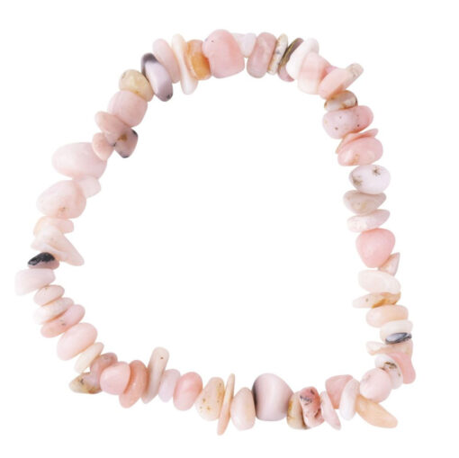 Pink Opal chip bracelet