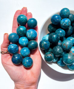 Blue Apatite sphere