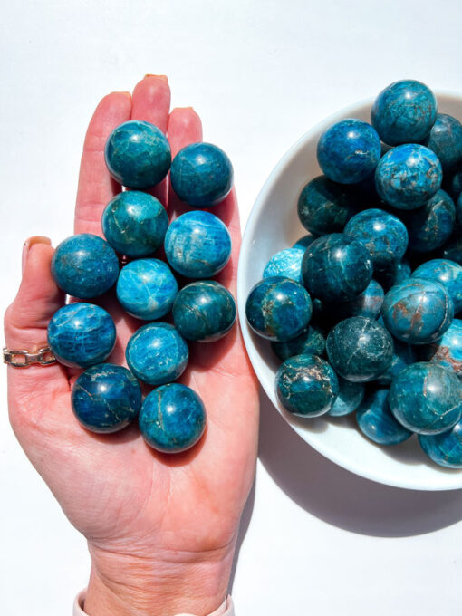 Blue Apatite sphere