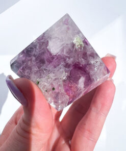 Fluorite pyramid