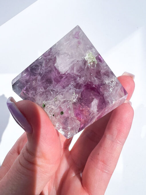 Fluorite pyramid