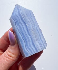 Blue Lace Agate point