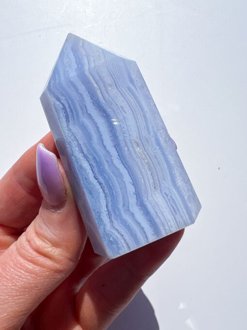 Blue Lace Agate point