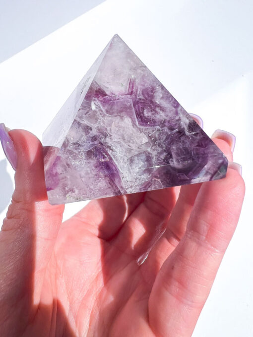 Fluorite pyramid