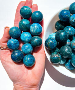 Blue Apatite sphere