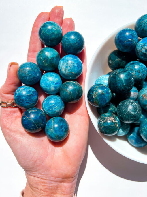 Blue Apatite sphere