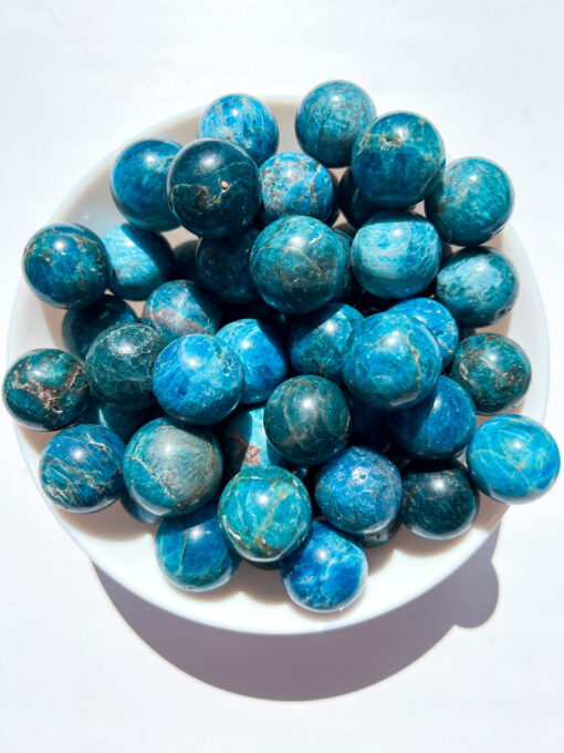 Blue Apatite sphere